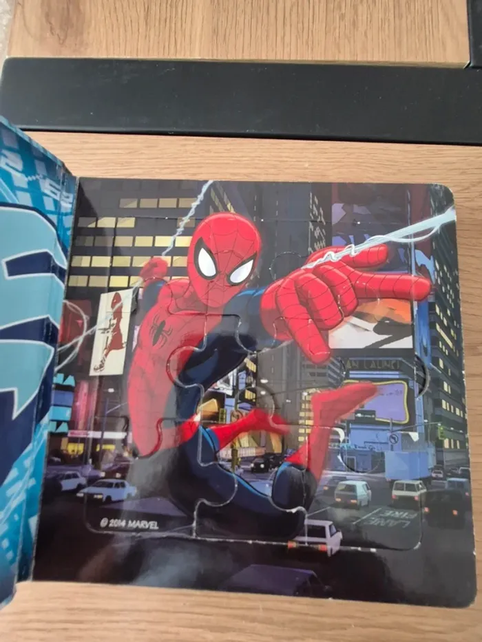 Lot de 2 livres puzzles spiderman - photo numéro 5