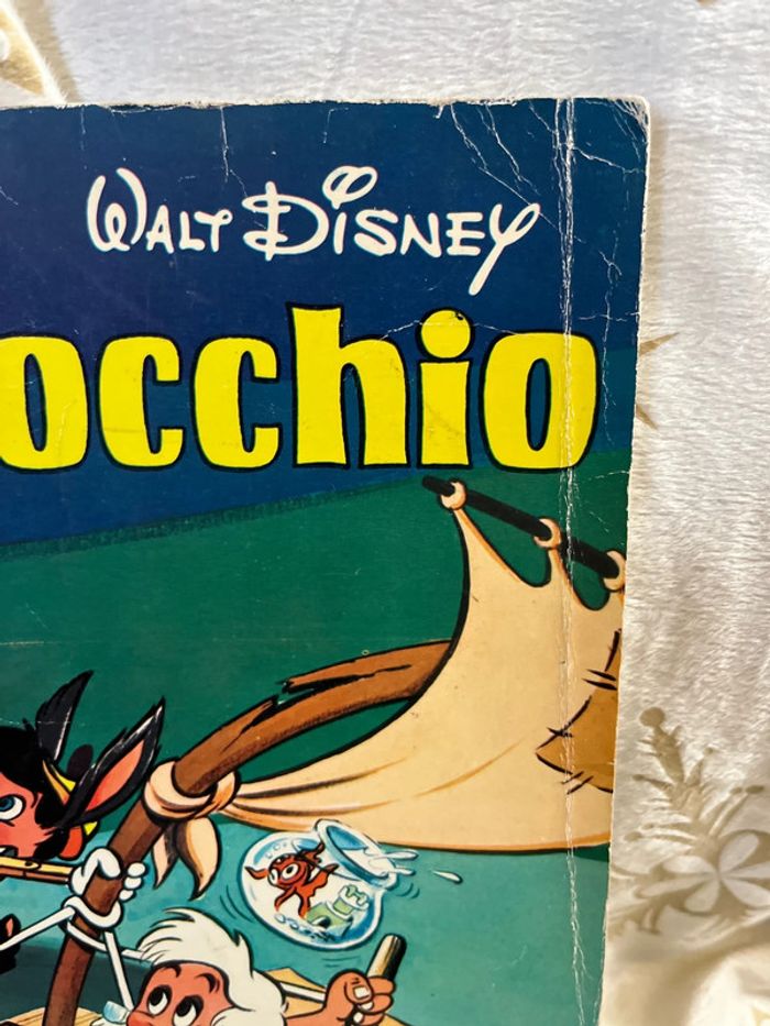 BD vintage Pinocchio Walt Disney 1975 - photo numéro 3