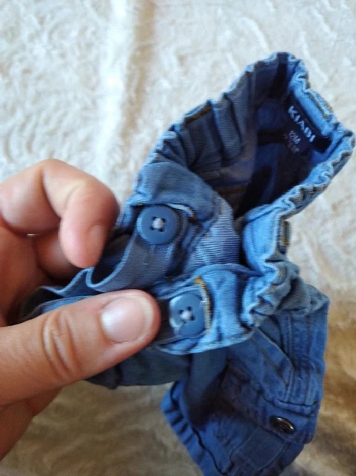 Short style jeans Fille 12 mois Kiabi - photo numéro 6