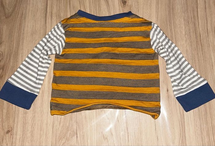 Thee shirt manches longues à rayures - photo numéro 2