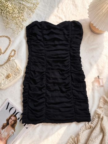 Robe bustier noire 