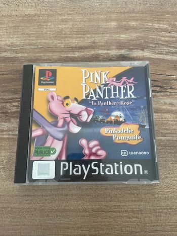 Jeu vidéo Pink Panther la panthère rose Pinkadelie Poursuite sur console PlayStation 1
