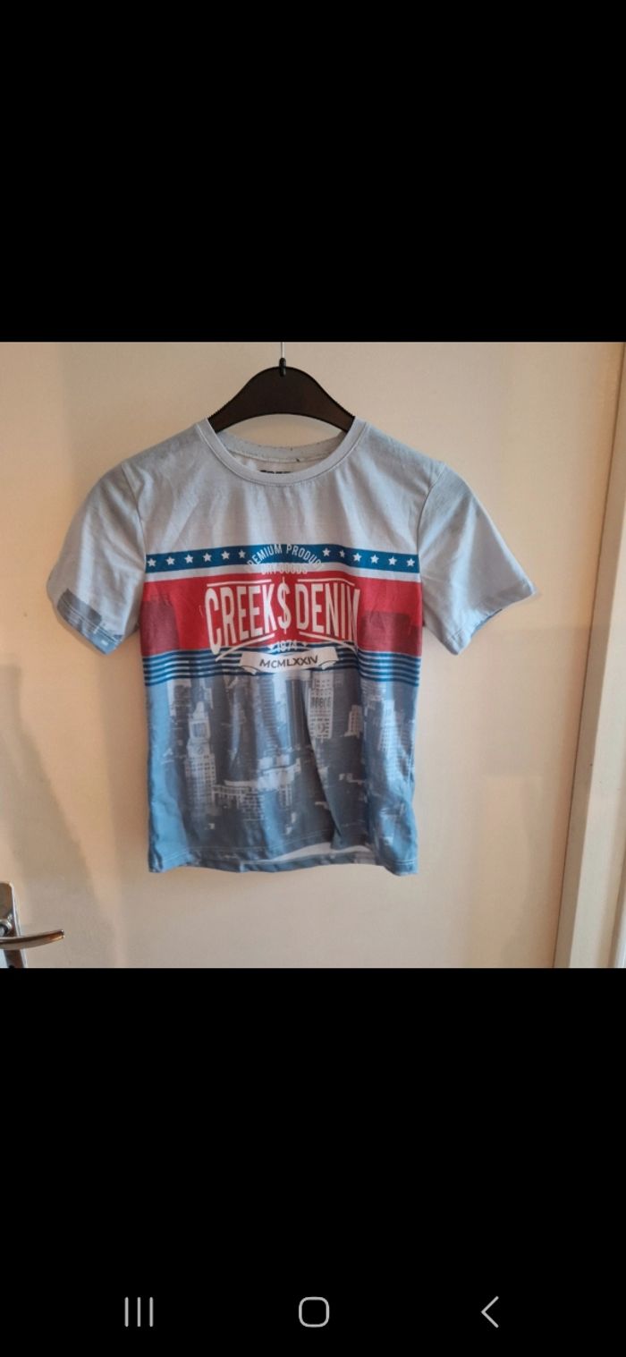 12 ans tee-shirt creeks