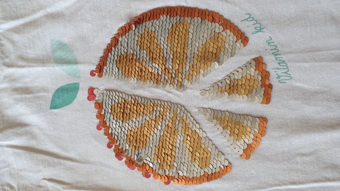 T shirt Manche courte sequin - photo numéro 3