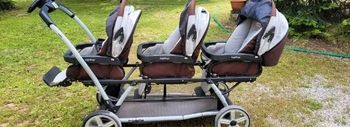 Poussette triple Peg-perego