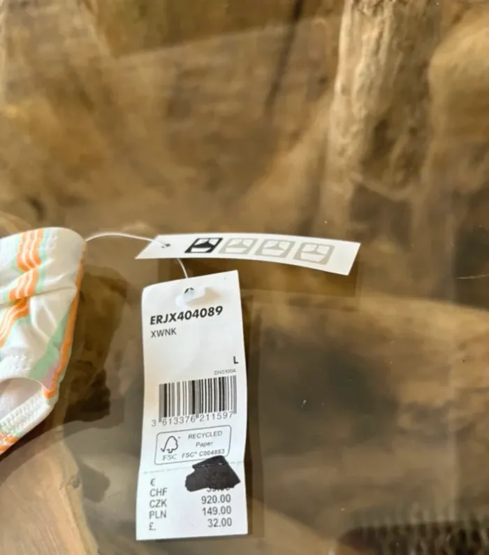 Bas de maillot de bain Roxy rayure blanc - photo numéro 6