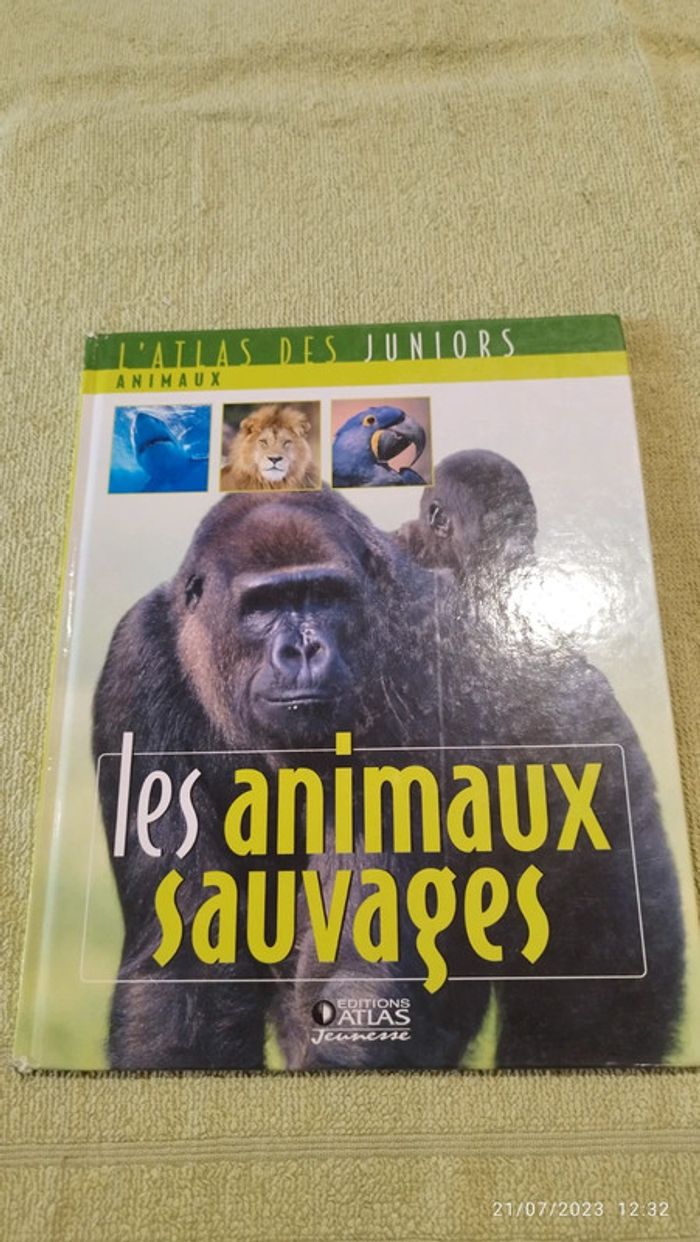 Livre les animaux sauvages