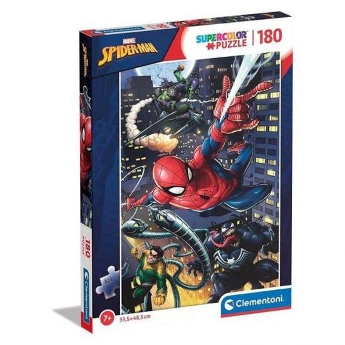 SPIDERMAN - Puzzle SuperColor 180 Pièces Clementoni