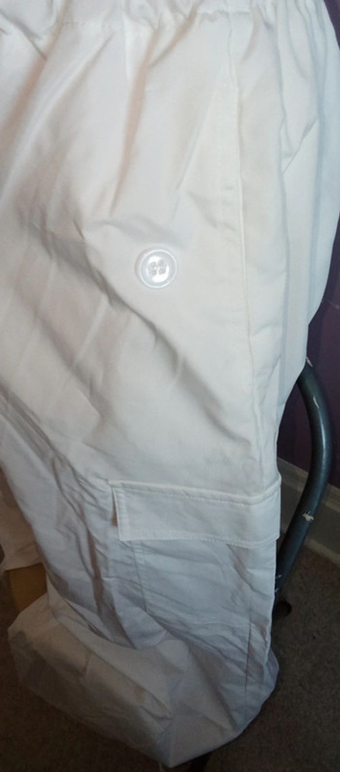 Pantalon blanc avec poches - Shein - Taille M - photo numéro 3
