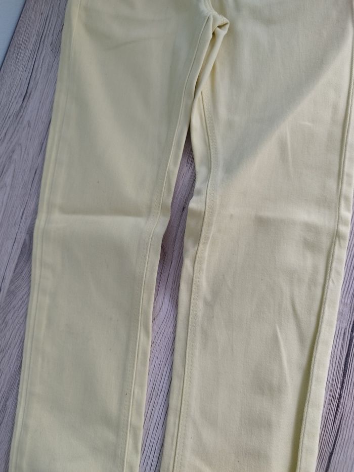 Jeans slim jaune fille 8 ans - photo numéro 2
