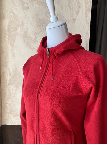 Veste à capuche polaire rouge Puma S