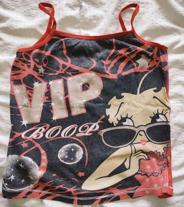 Top à bretelles fille 6-8 ans / Betty Boop