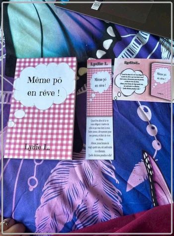 Meme  pô  en reve,  lydie lefevre avec  marque  page  et  dedicace