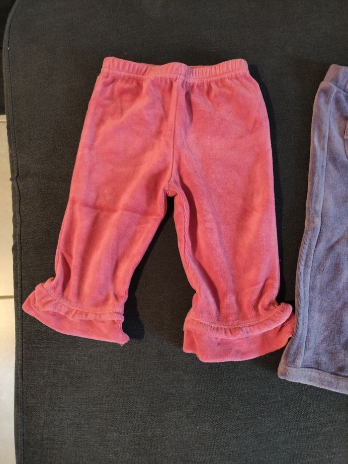 Lot pantalon fille 12 mois - photo numéro 2