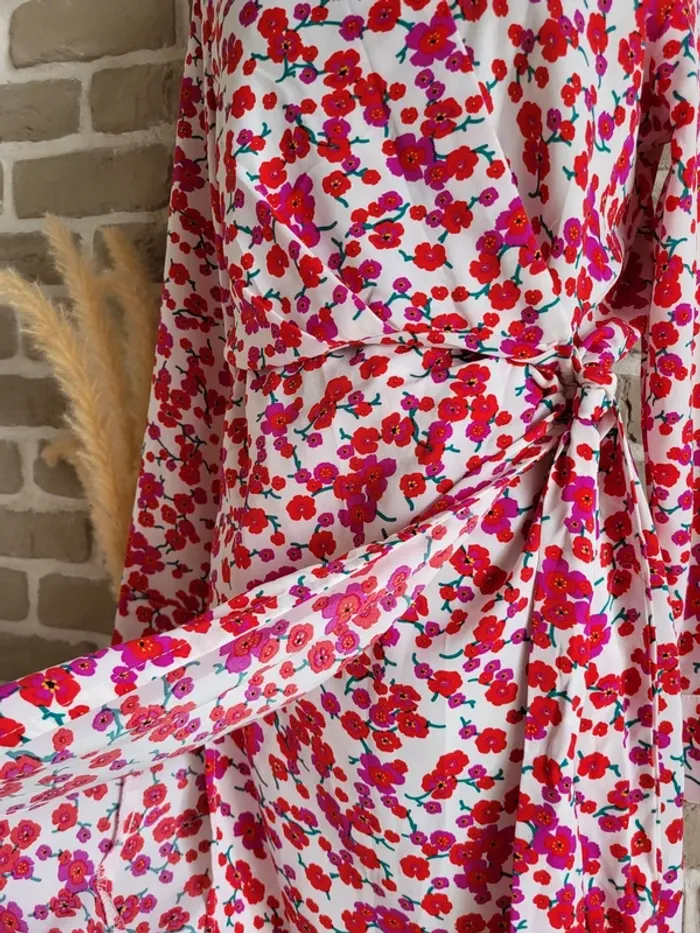 Robe portefeuille fleurie Lili & Lala - photo numéro 9