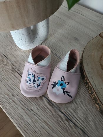 Chausson en cuir souple