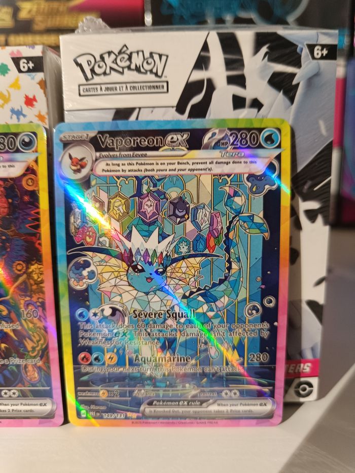 Lot 9 cartes Pokémon évolitions God pack ev8.5  évolutions prismatiques neuves - photo numéro 5