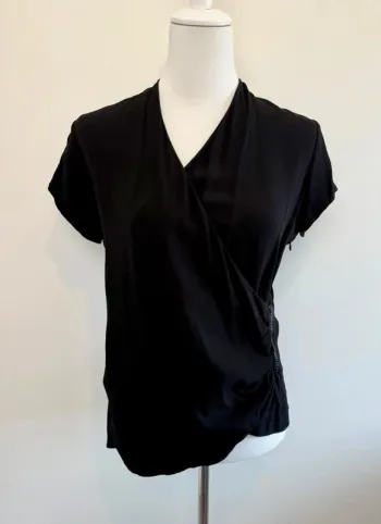 Blouse Ikks femme noir taile 36 parfait état