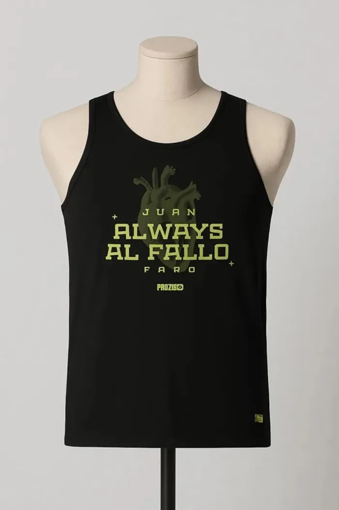 Débardeur noir motif jaune fluo Prozis Taille M - photo numéro 2