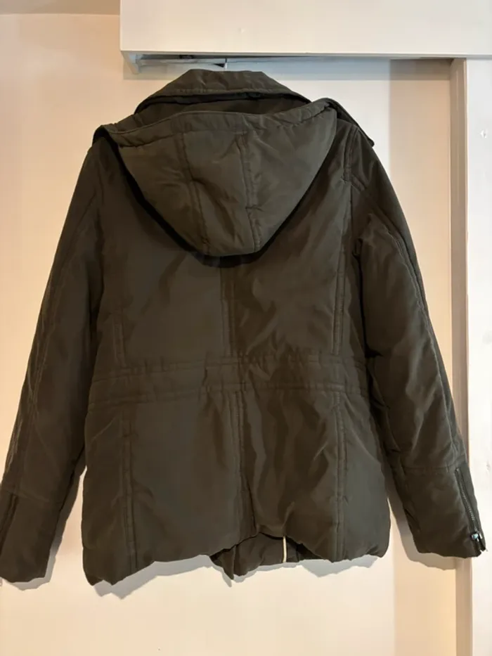 Manteau à capuche kaki Esprit taille 38-M très bon état - photo numéro 6