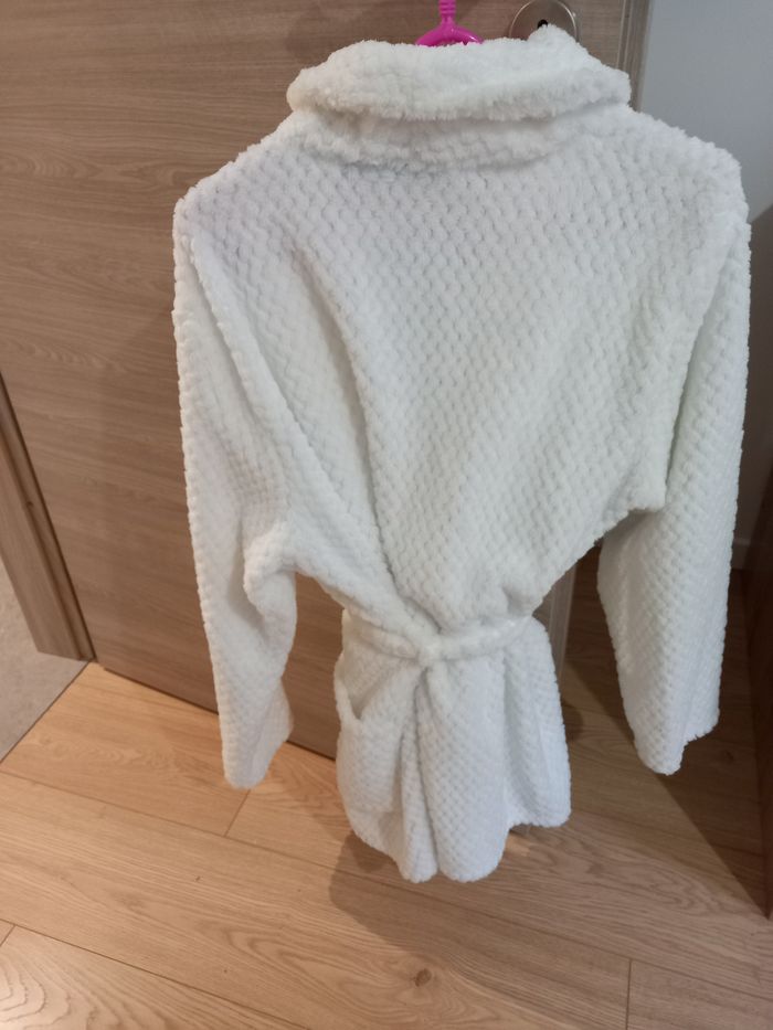 Robe de chambre blanche femme taille XXL 50-52 - photo numéro 2