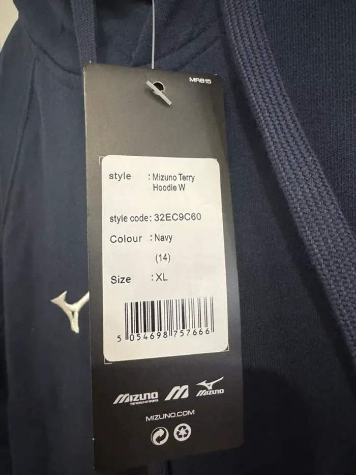 Sweat / Pull Mizuno Bleu Taille XL - photo numéro 5