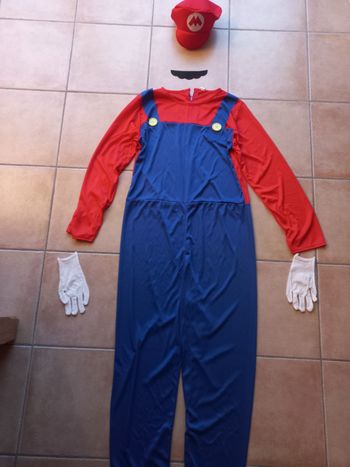 Un déguisement adulte de Mario taille L 