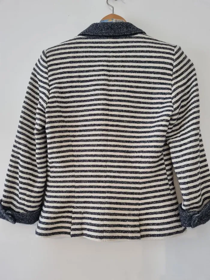 Veste blazer marinière - photo numéro 6