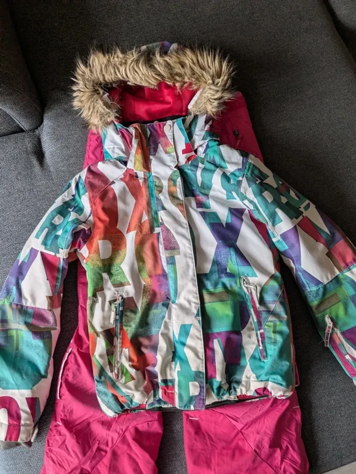 Ensemble combinaison de ski fille 10 ans - photo numéro 3