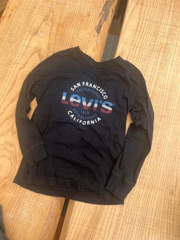 T-shirt manches longues 8 ans noir levi’s garçon