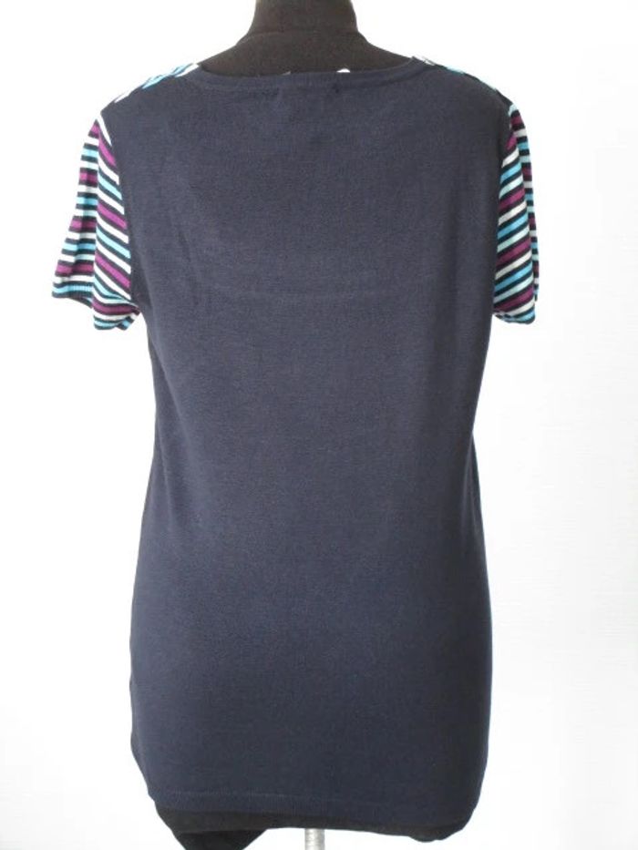 Pull marine rayures Jac Jac 38 NEUF - photo numéro 5