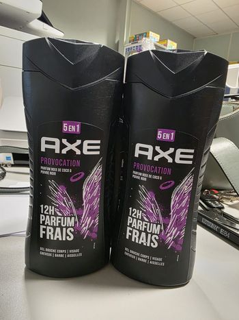 Lot 2 gels douches Axe provocation