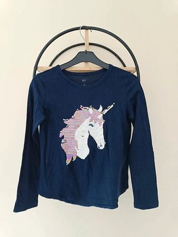 10 ans teeshirt licorne sequin