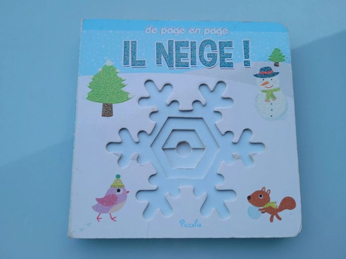 Très joli livre animé De page en page : Il Neige ! 🌨 62 - photo numéro 2