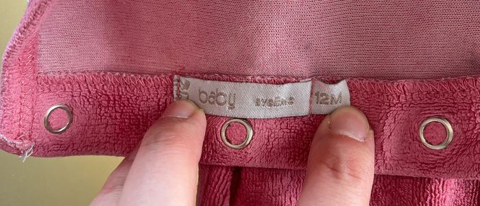 Joli pyjama grenouillère rose avec papillon - photo numéro 4