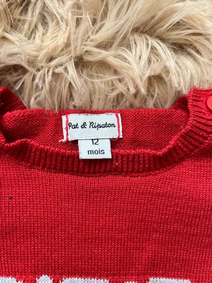 Pull rouge p’tit casse cou - photo numéro 3
