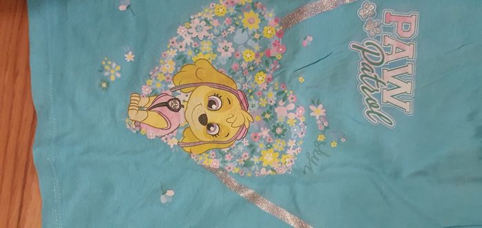 tee shirt pat patrouille stella 6 ans turquoise - photo numéro 2