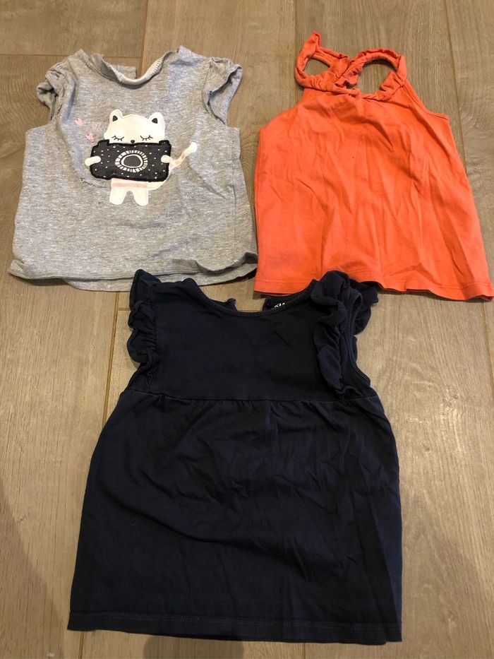 Lot t shirt 24 mois été