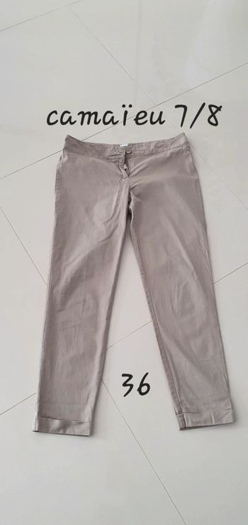 Pantalon été 7/8 en 36