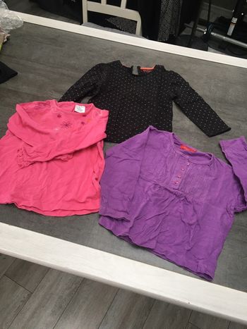 Lot teeshirt manches longues 3 ans