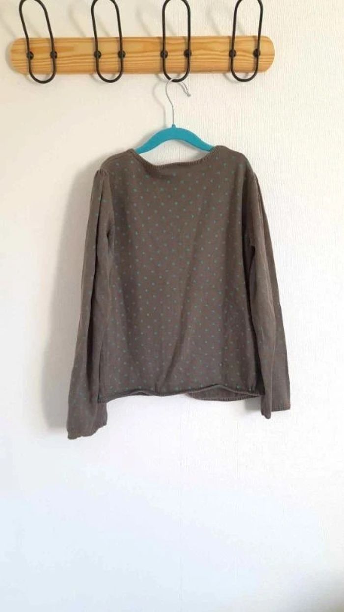 Gilet cardigan kaki NKY 10 ans - photo numéro 2