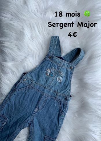 Salopette 🍀 18 mois 🍀 Sergent Major