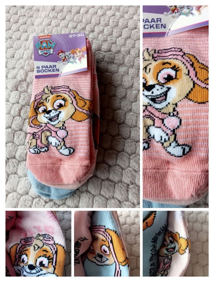 4 paires de socquettes Paw patrol 27/30