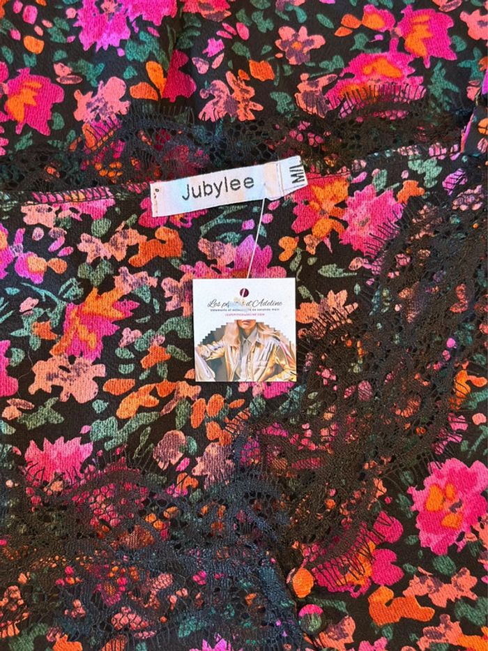 Top fleuri à dentelle – Jubylee – Taille M/L - photo numéro 5