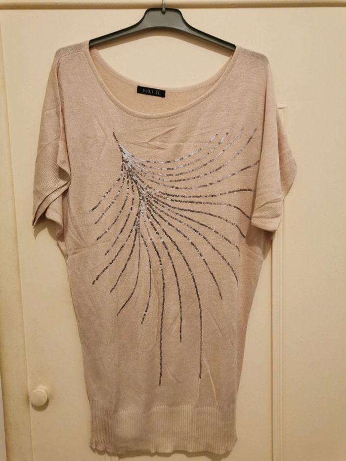Pull long manches courtes