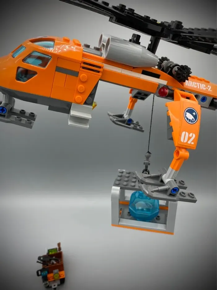 LEGO City 60034 - Arctic Helicrane - Complet avec Notice - photo numéro 4