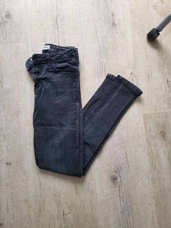 Jeans skinny taille 34 noir - photo numéro 3
