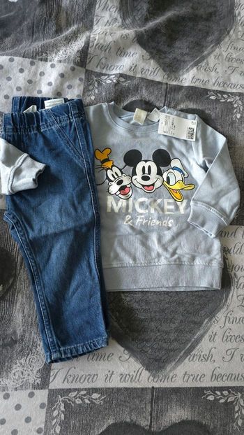 (Neufs non portés) 🏷🤩🥰 superbe  ensemble 12 mois garçon 🥰🤩💙