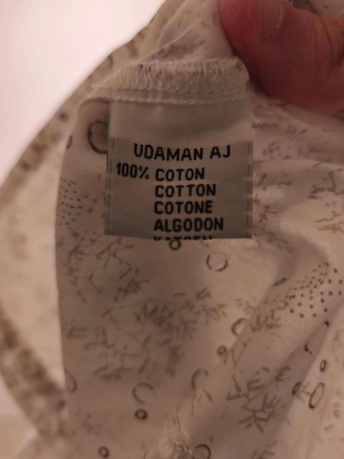 Chemise TBS Femme Taille 40 Blanc motifs - photo numéro 8
