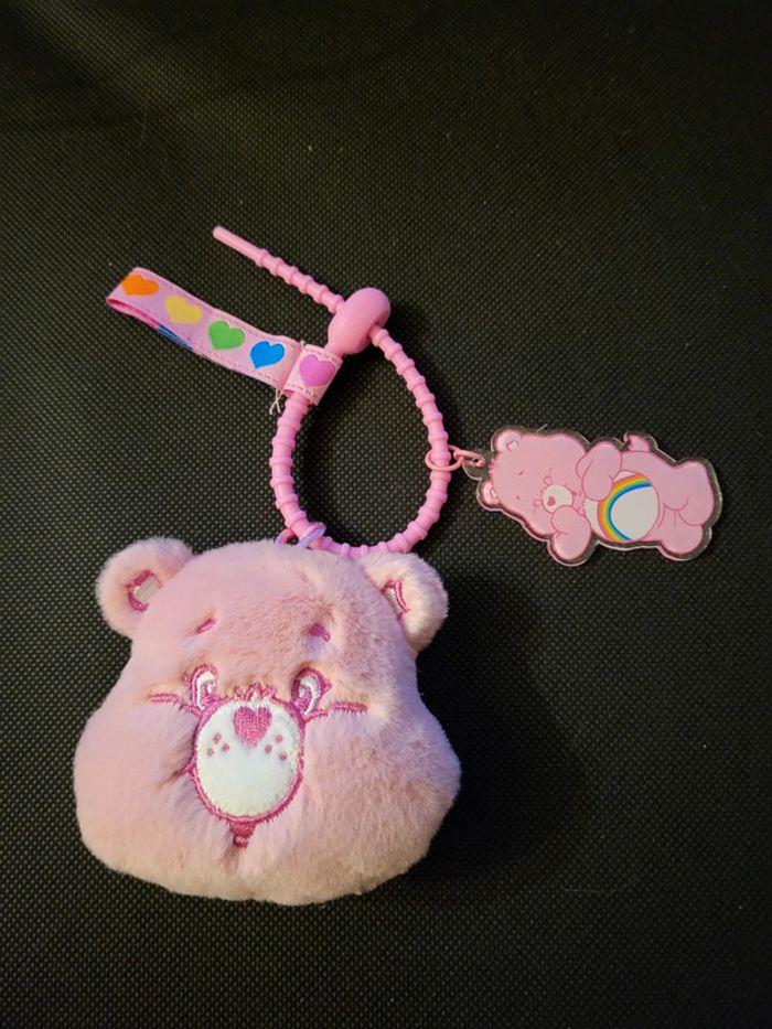 Porte-clés rose Les Bisounours